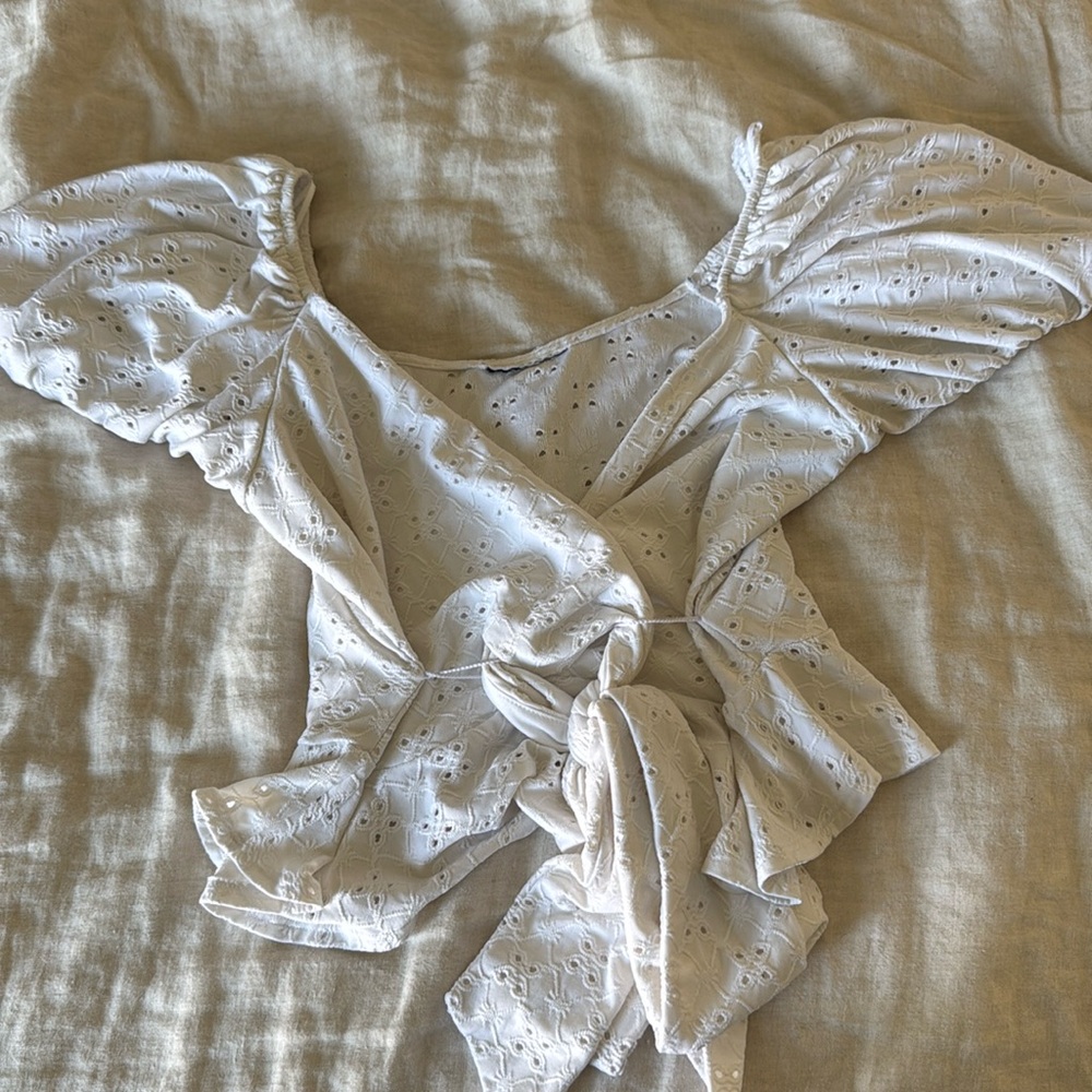 White lace women’s blouse